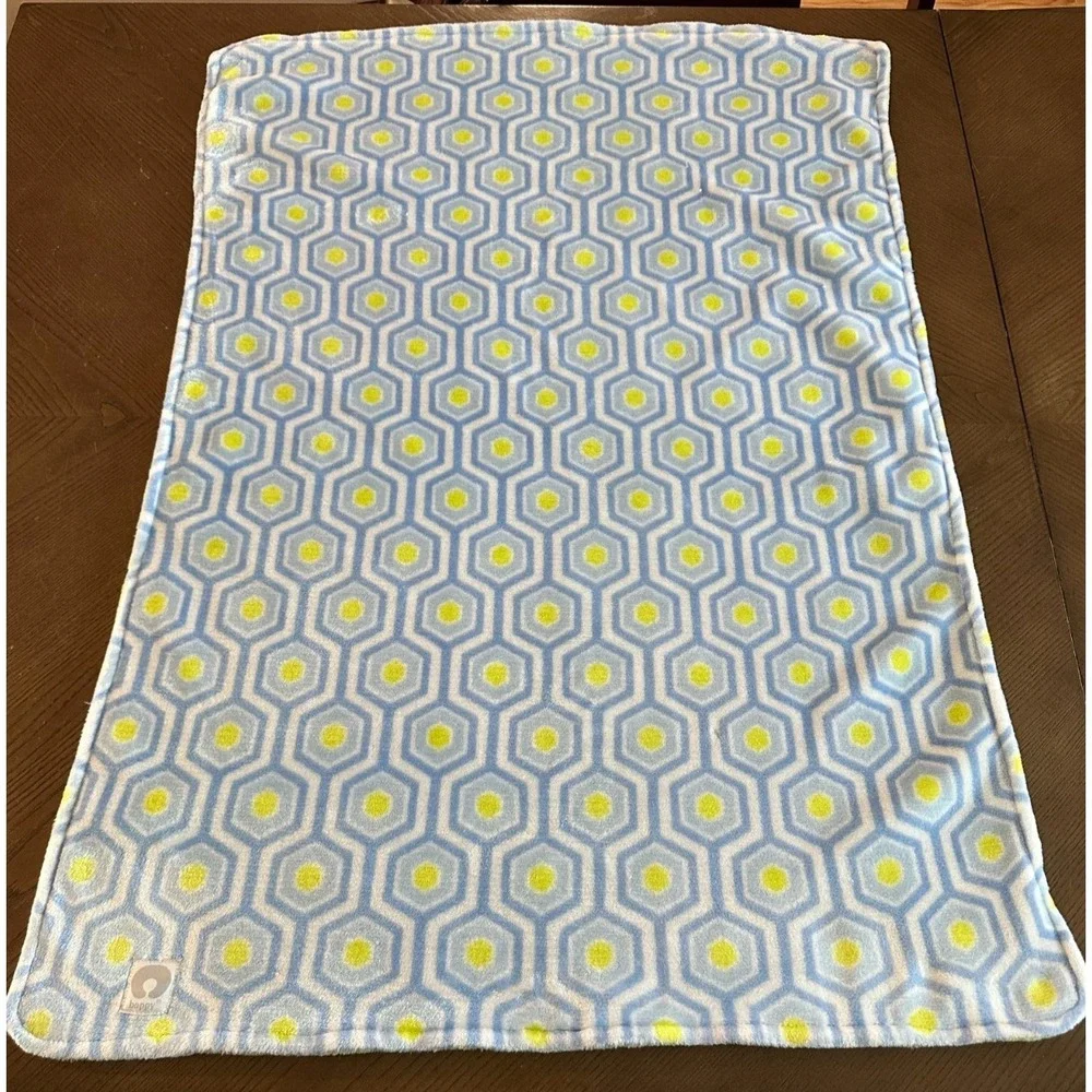 Boppy Blue Green Baby Blanket Soft Lovey‎ 30'' x 40